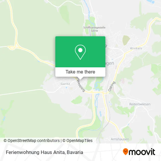 Карта Ferienwohnung Haus Anita
