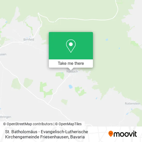 Карта St. Batholomäus - Evangelisch-Lutherische Kirchengemeinde Friesenhausen