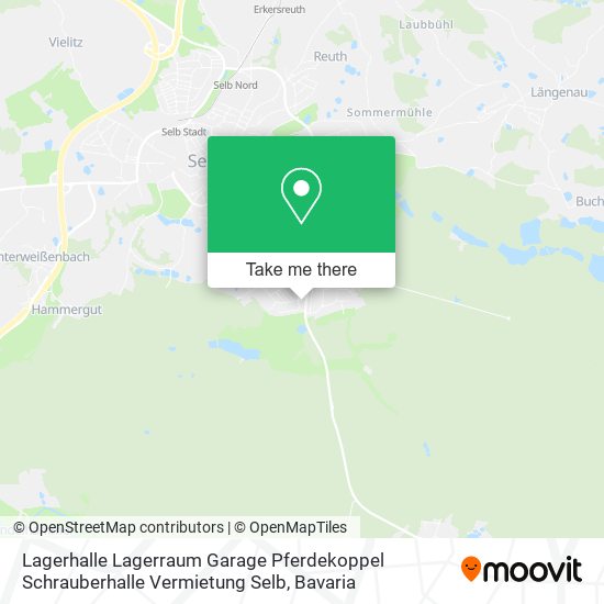 Lagerhalle Lagerraum Garage Pferdekoppel Schrauberhalle Vermietung Selb map