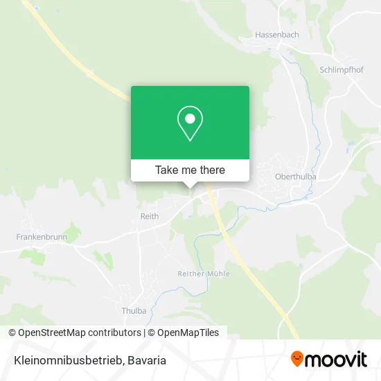 Карта Kleinomnibusbetrieb