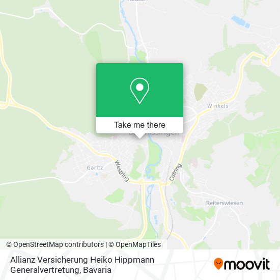 Allianz Versicherung Heiko Hippmann Generalvertretung map
