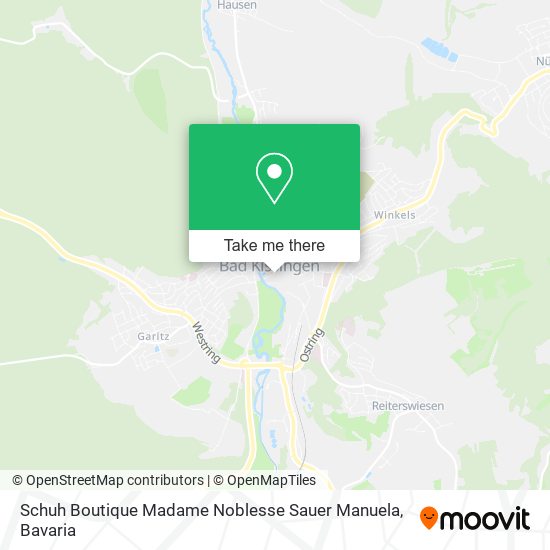 Schuh Boutique Madame Noblesse Sauer Manuela map