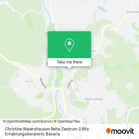Карта Christine Weiershausen Reha-Zentrum D.Bfa Ernährungsberaterin