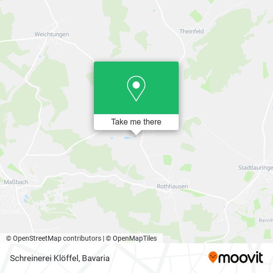 Schreinerei Klöffel map