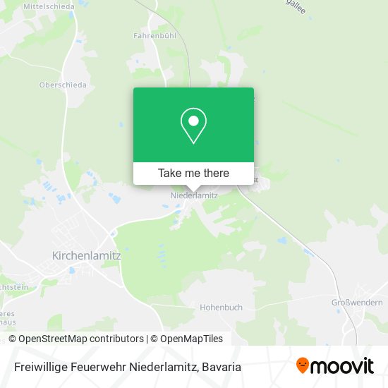 Freiwillige Feuerwehr Niederlamitz map