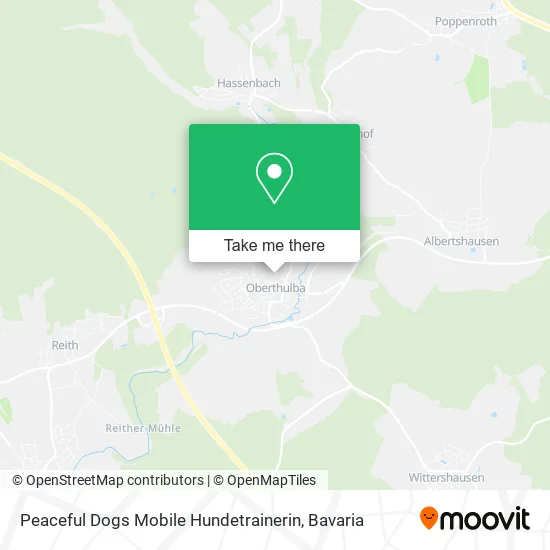 Карта Peaceful Dogs Mobile Hundetrainerin