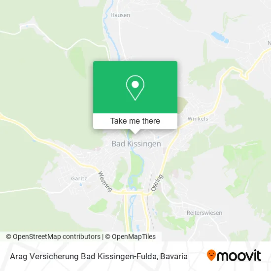 Карта Arag Versicherung Bad Kissingen-Fulda