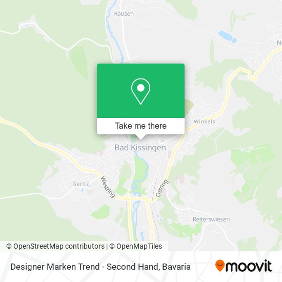 Designer Marken Trend - Second Hand map