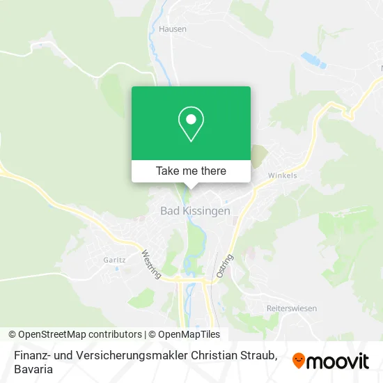 Карта Finanz- und Versicherungsmakler Christian Straub