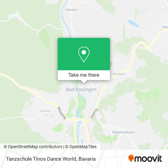 Tanzschule Tinos Dance World map
