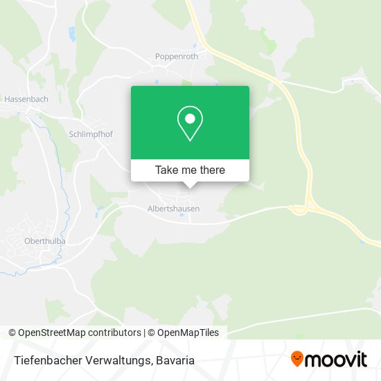 Tiefenbacher Verwaltungs map