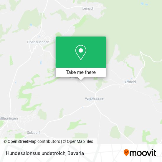 Hundesalonsusiundstrolch map