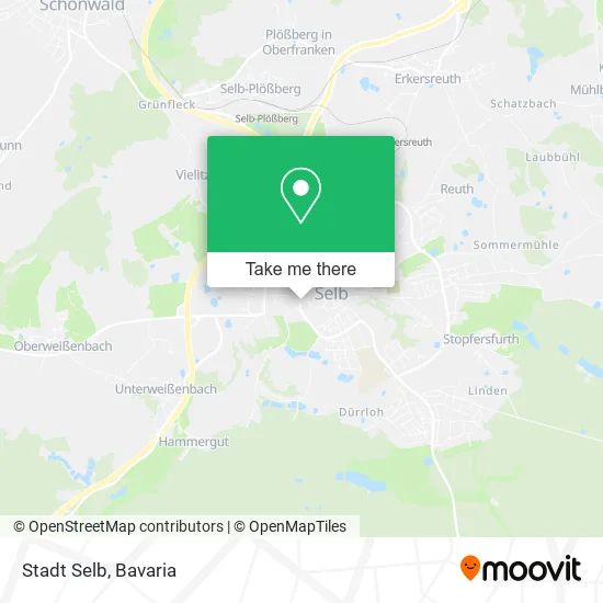 Stadt Selb map