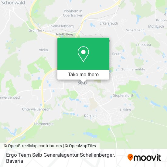Карта Ergo Team Selb Generalagentur Schellenberger