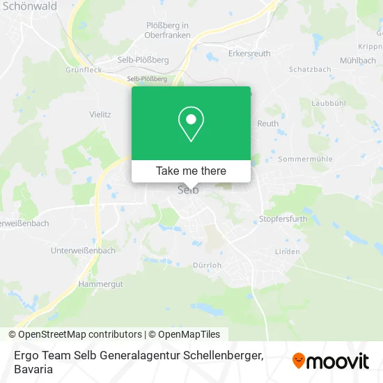 Карта Ergo Team Selb Generalagentur Schellenberger