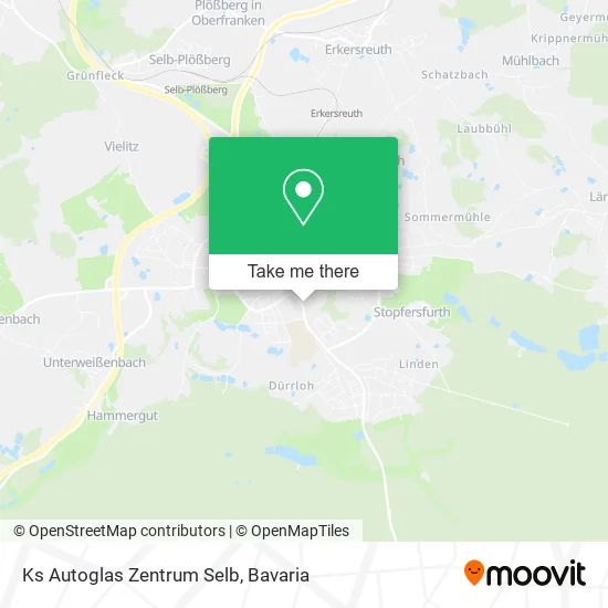 Карта Ks Autoglas Zentrum Selb