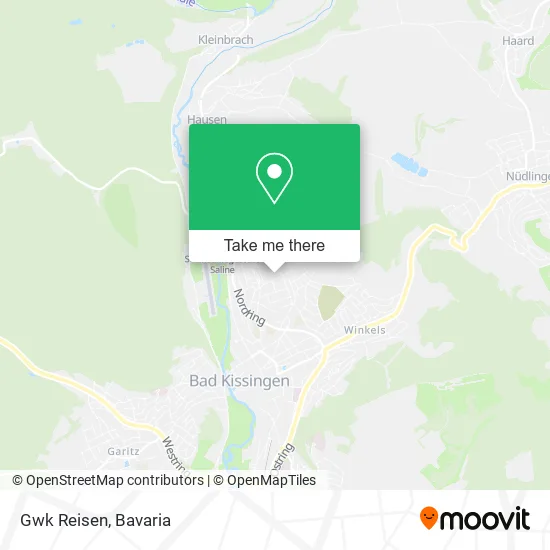 Карта Gwk Reisen