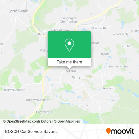 Карта BOSCH Car Service