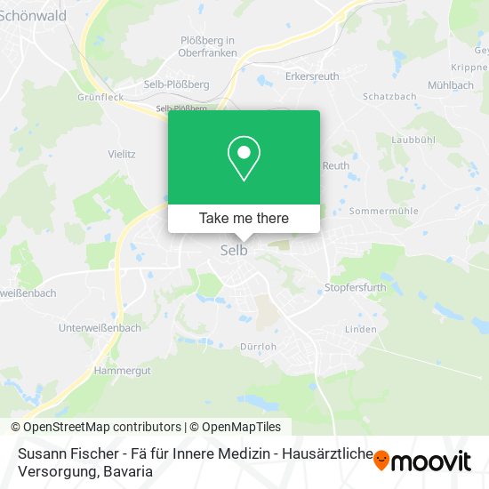 Susann Fischer - Fä für Innere Medizin - Hausärztliche Versorgung map
