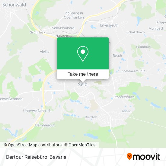 Dertour Reisebüro map