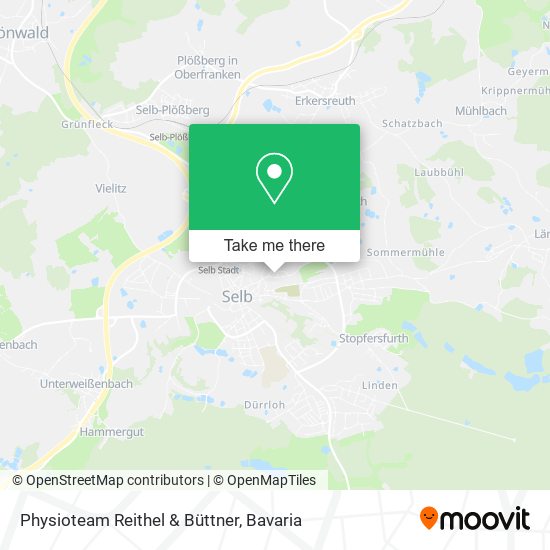 Physioteam Reithel & Büttner map