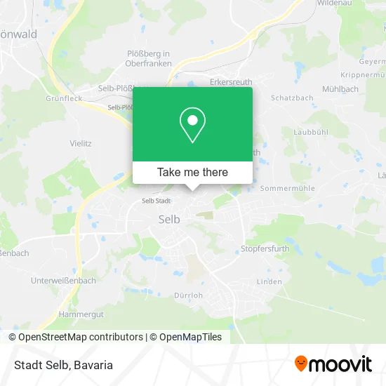 Карта Stadt Selb