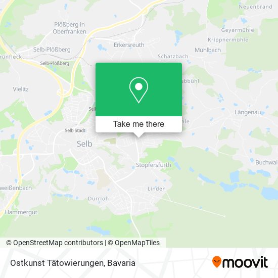 Ostkunst Tätowierungen map