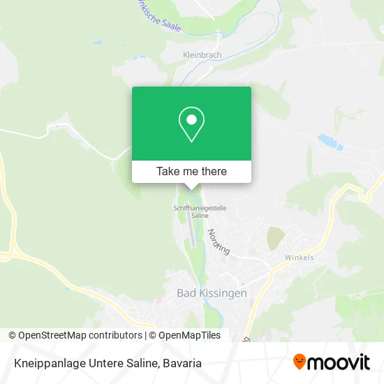 Карта Kneippanlage Untere Saline