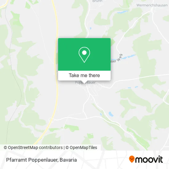 Карта Pfarramt Poppenlauer