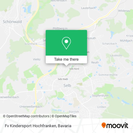 Fv Kindersport Hochfranken map