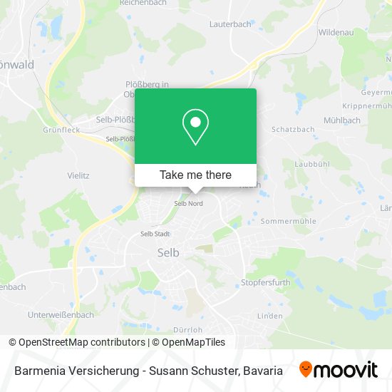 Barmenia Versicherung - Susann Schuster map