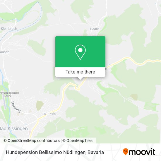 Hundepension Bellissimo Nüdlingen map
