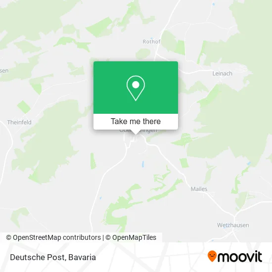 Карта Deutsche Post