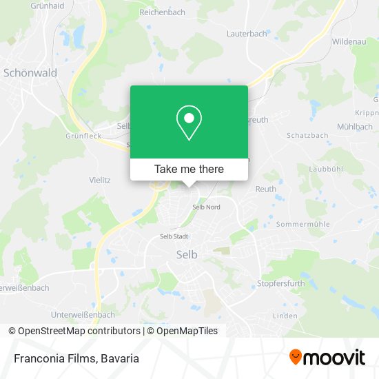 Franconia Films map