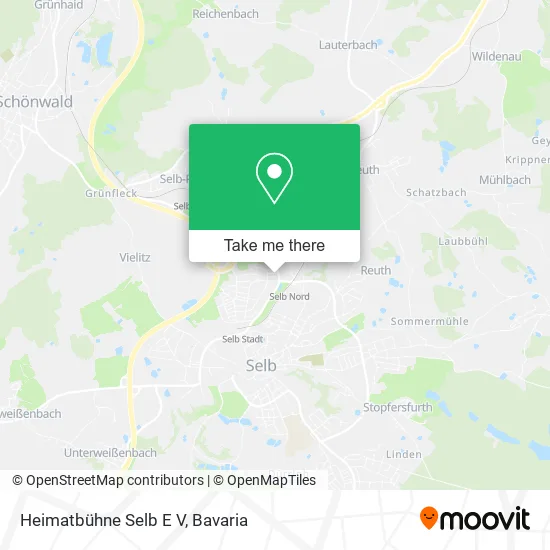Карта Heimatbühne Selb E V