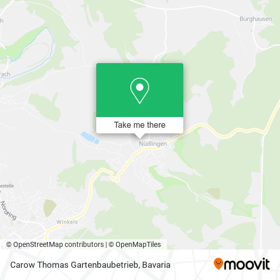 Carow Thomas Gartenbaubetrieb map