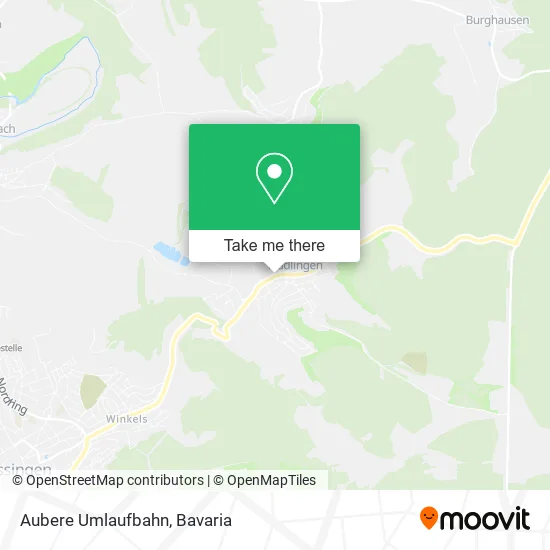 Карта Aubere Umlaufbahn