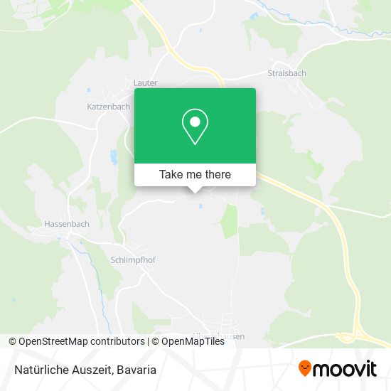 Natürliche Auszeit map