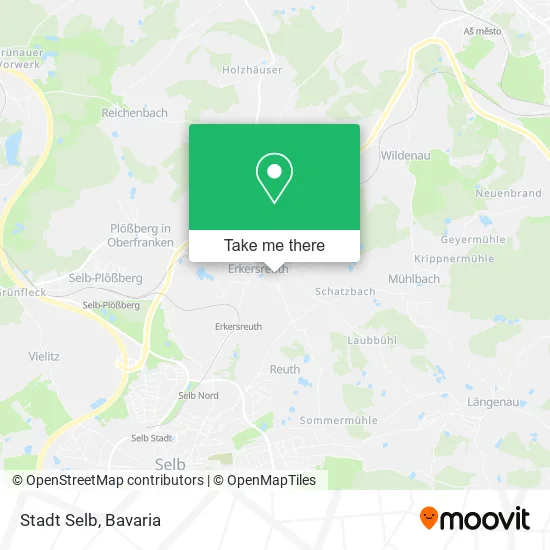 Карта Stadt Selb