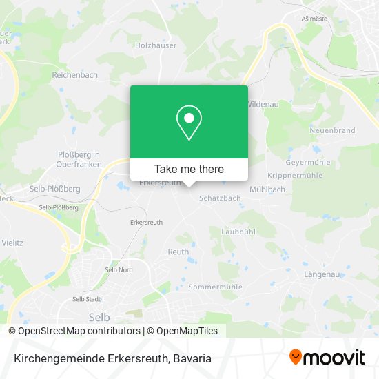 Kirchengemeinde Erkersreuth map