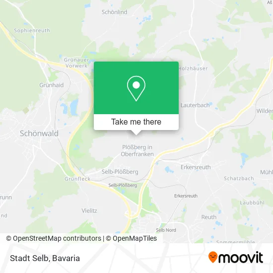 Карта Stadt Selb