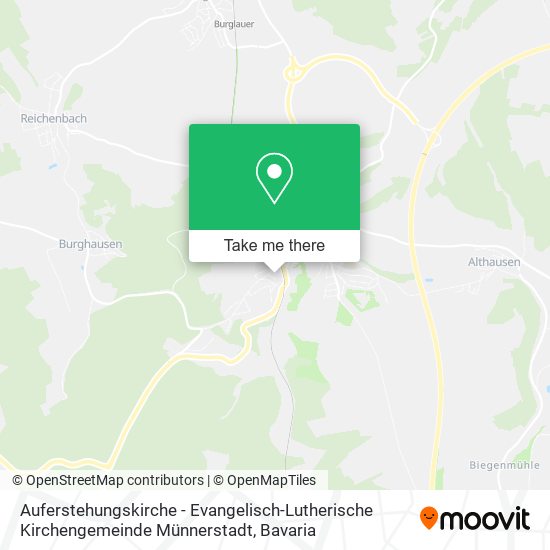 Auferstehungskirche - Evangelisch-Lutherische Kirchengemeinde Münnerstadt map