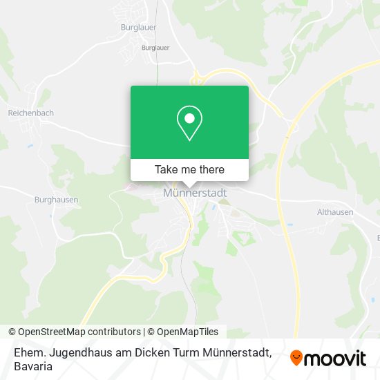Ehem. Jugendhaus am Dicken Turm Münnerstadt map
