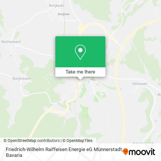 Friedrich-Wilhelm Raiffeisen Energie eG Münnerstadt map