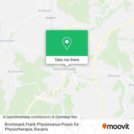 Bronnsack Frank Physiosanus-Praxis für Physiotherapie map