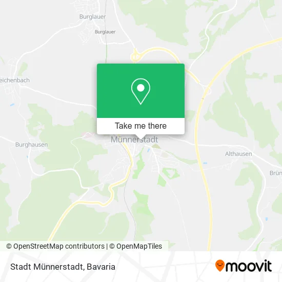 Карта Stadt Münnerstadt