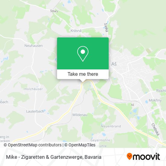 Карта Mike - Zigaretten & Gartenzwerge
