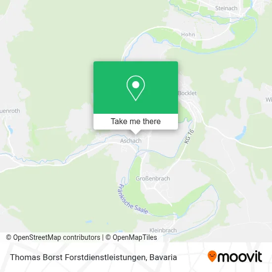 Thomas Borst Forstdienstleistungen map