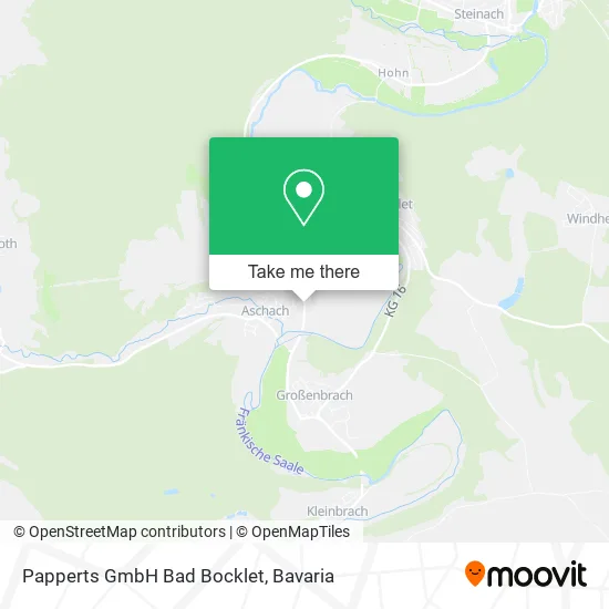 Карта Papperts GmbH Bad Bocklet