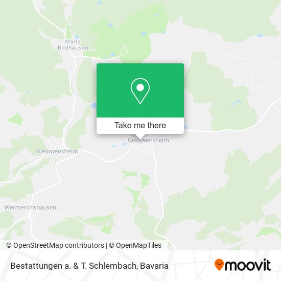 Bestattungen a. & T. Schlembach map